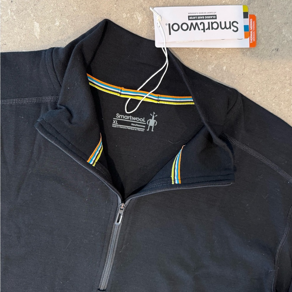 Men's Classic Thermal Merino Base Layer 1/4 Zip